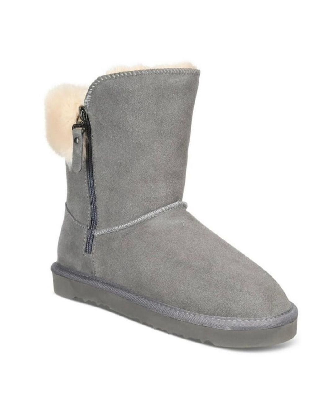 NIB Style & Co Maevee Faux Fur Lined Suede Booties